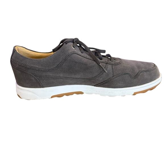 FootJoy Men's Size 11 Gray Suede Spikeless Golf Sneakers Lace Up - Picture 3 of 10